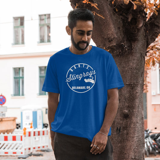 Delaware DARTS Vintage Logo – Premium Unisex Cotton T-Shirt